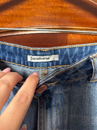 Falda vaquera Stradivarius azul