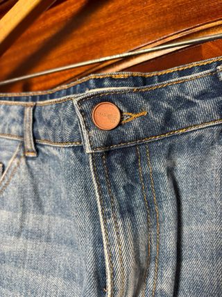 Falda vaquera Stradivarius azul