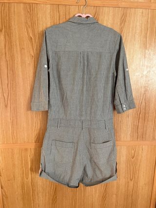 Mono corto Oysho rayas gris talla S