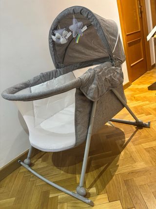 Cuna Mecedora Kinderkraft Gris NUEVA