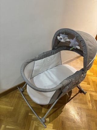 Cuna Mecedora Kinderkraft Gris NUEVA