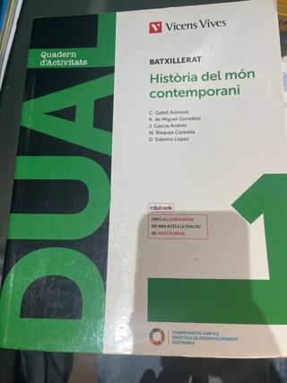 Quadern d’Activitats Història del món contemporani