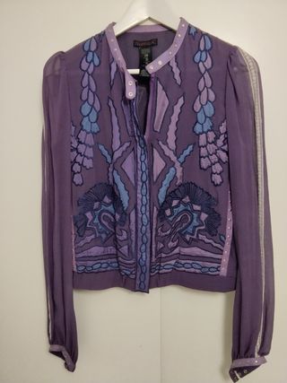 Cazadora Custo Barcelona Morada Talla 36