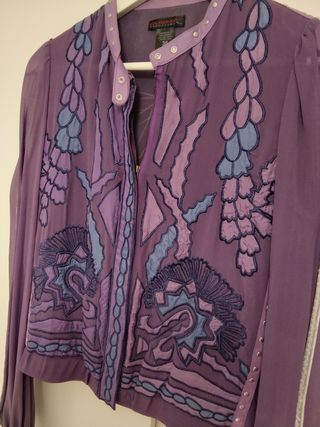 Cazadora Custo Barcelona Morada Talla 36