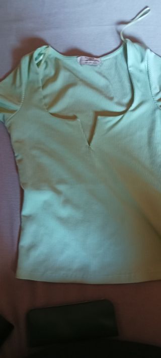 Top verde Pull&Bear