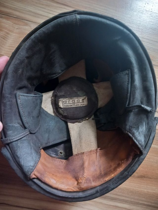 Casco de moto vintage