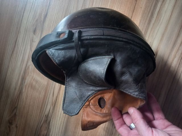 Casco de moto vintage