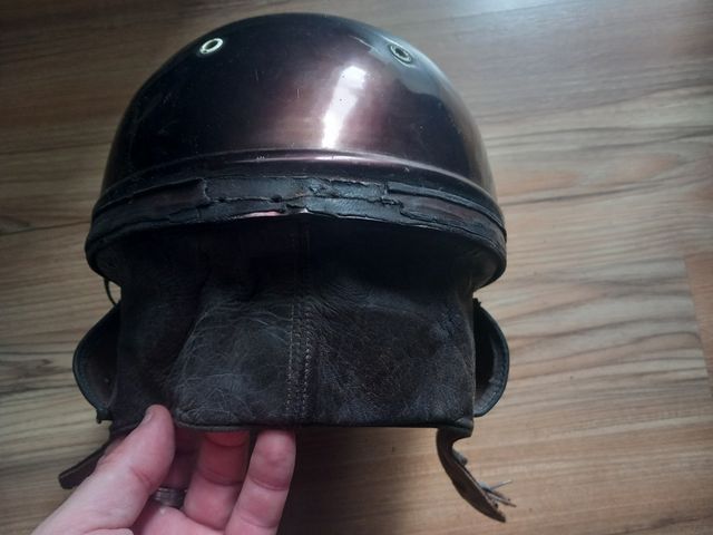 Casco de moto vintage