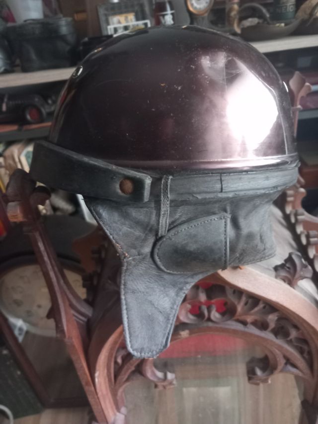 Casco de moto vintage