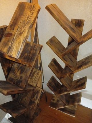 Scarpiere rustiche in legno