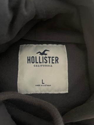 Sudadera Hollister Gris Mujer