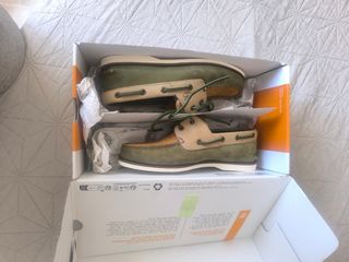 Zapatos Timberland Verde y Amarillo