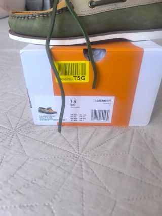 Zapatos Timberland Verde y Amarillo