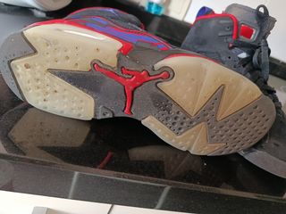 Nike Air Jordan Zapatillas Negras y Rojas