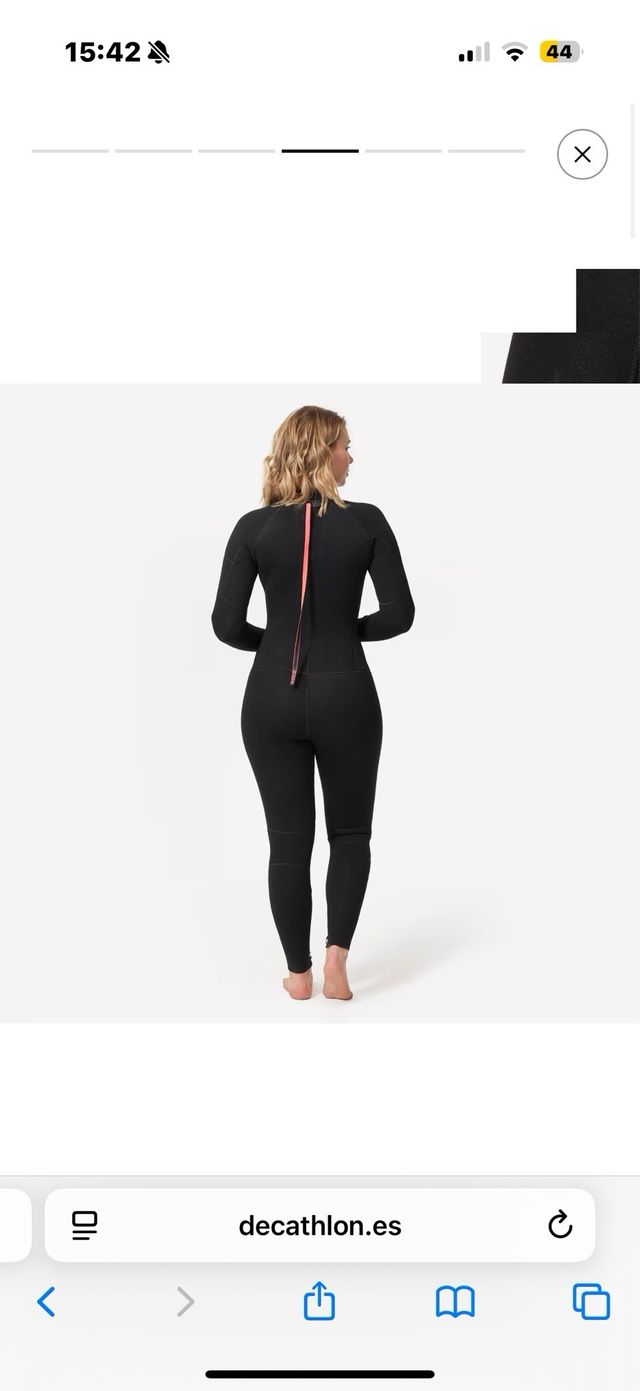 Neoprene da donna OLAIAN 4/3mm nero