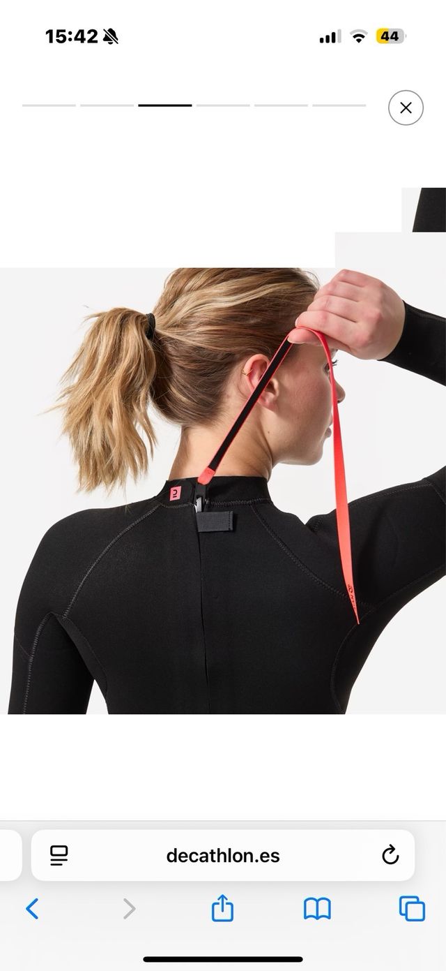 Neoprene da donna OLAIAN 4/3mm nero