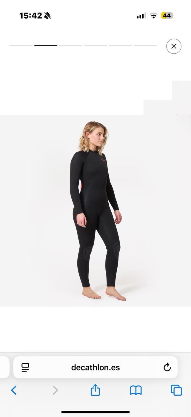 Neoprene da donna OLAIAN 4/3mm nero