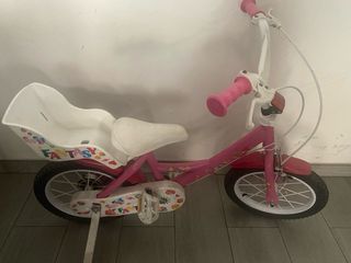 Bicicleta infantil rosa 4-7 años