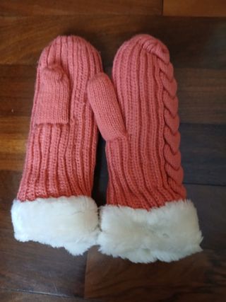 Manoplas de invierno para mujer