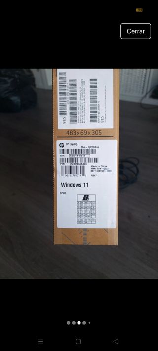 Ordenador Portátil HP Plata