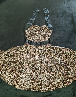 Vestido Rockabilly Leopardo