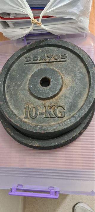 2 Discos de Pesas 10 kg Decathlon