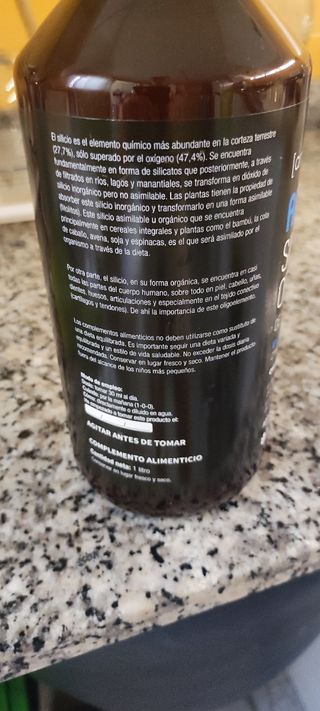 Botella 1L Silicio Orgánico Artíoptim