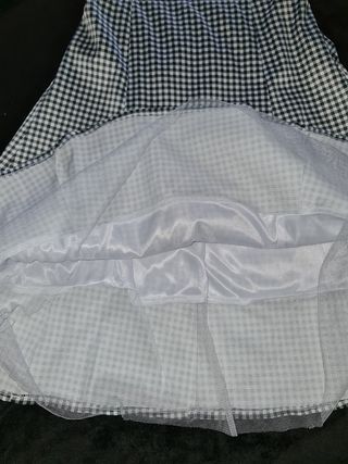 Vestido Rockabilly Cuadros Negro y Blanco