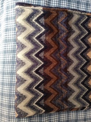 Sciarpa zig-zag multicolore donna