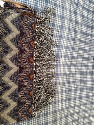 Sciarpa zig-zag multicolore donna