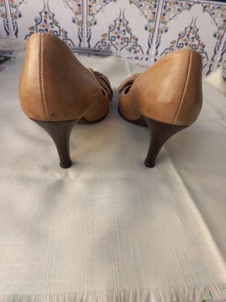 Zapatos Pedro Miralles Piel Beige Talla 39 5
