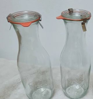 2 Botes de Cristal Weck
