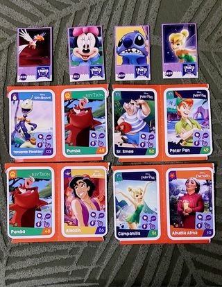 Cromos Disney Hora de Jugar Carrefour colección