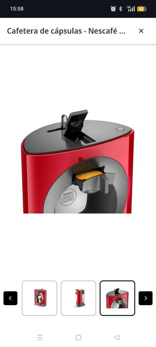 Cafetera Dolce Gusto Krups OBLO Roja
Precio negoci