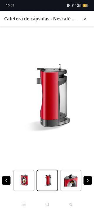 Cafetera Dolce Gusto Krups OBLO Roja
Precio negoci