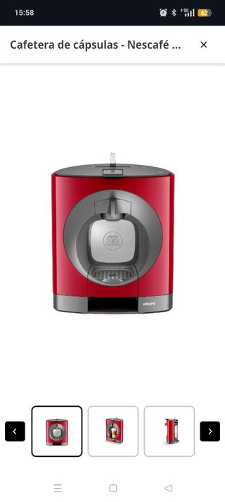 Cafetera Dolce Gusto Krups OBLO Roja
Precio negoci