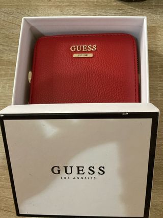 Monedero Guess Rojo Original