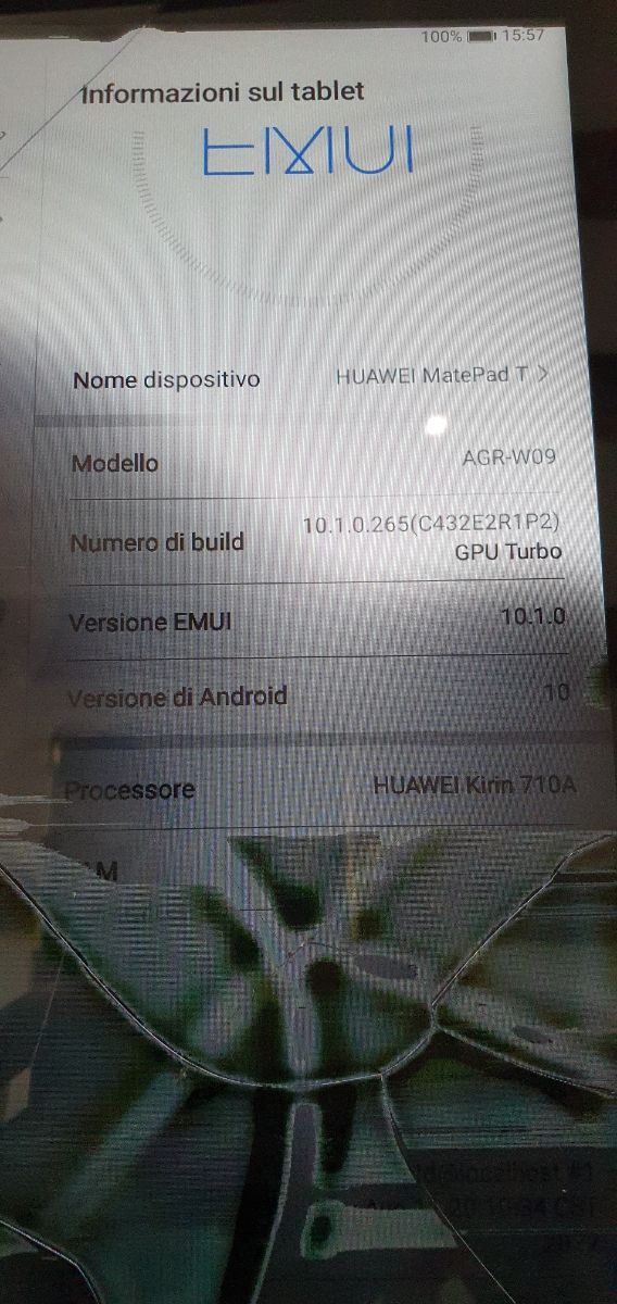 Huawei MatePad T per pezzi di ricambio