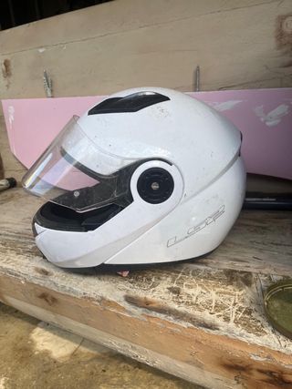 Casco LS2 FF370 EASY 
Blanco y negro