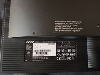 Monitor Acer V196HQLAB Negro