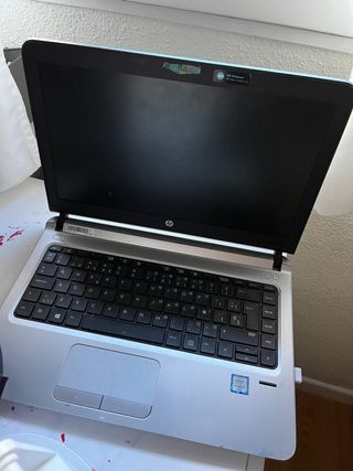 Ordenador HP Plata y Negro