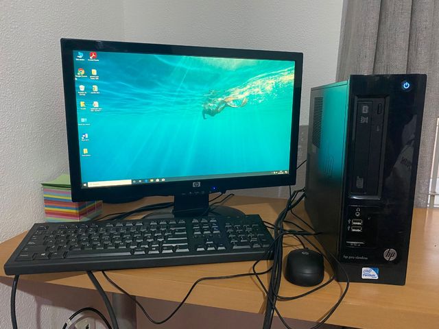 Computer HP Torre Completo Nero