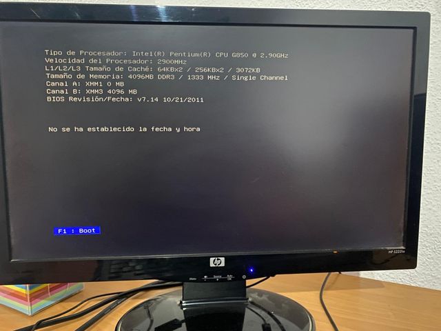 Computer HP Torre Completo Nero