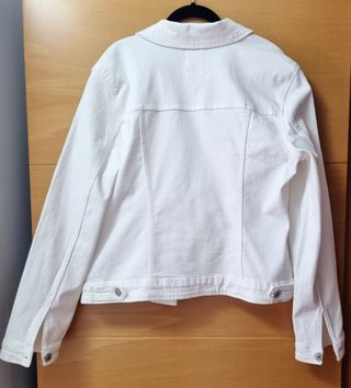 Cazadora vaquera Springfield blanca Talla L