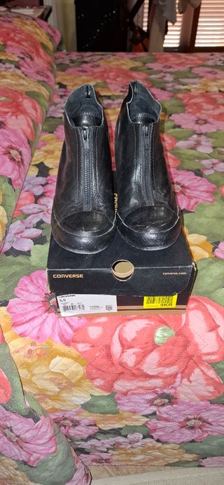 Converse Pelle Nere Tg 36