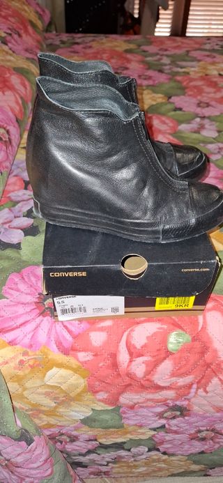 Converse Pelle Nere Tg 36