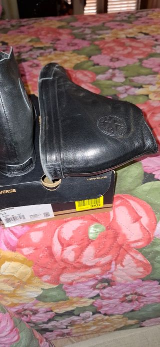 Converse Pelle Nere Tg 36