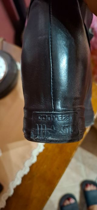 Converse Pelle Nere Tg 36