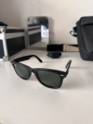 Gafas Ray Ban Wayfarer Negras Usadas