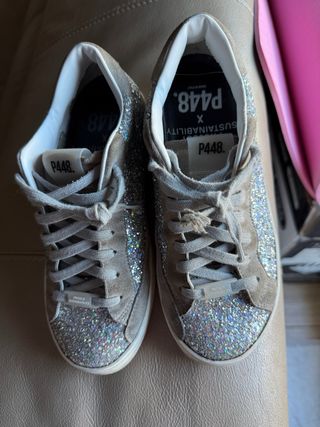 P448 Sneakers Talla 38 Glitter 2024